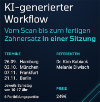 KI-Design für Kronen und mehrgliedrige Brücken